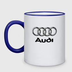 Кружка двухцветная Audi Ауди