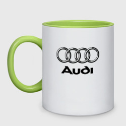 Кружка двухцветная Audi Ауди