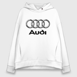 Женское худи Oversize хлопок Audi Ауди