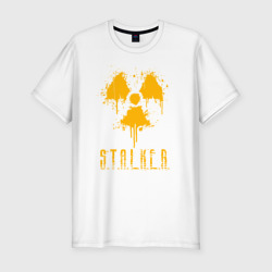 Мужская футболка хлопок Slim S.T.A.L.K.E.R. 2 радиация