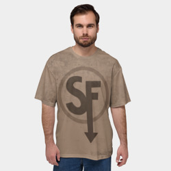 Мужская футболка oversize 3D Sally face - Ларри - фото 2