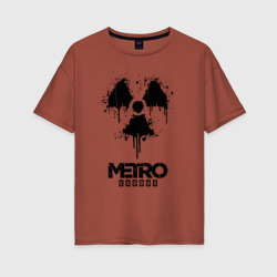 Женская футболка хлопок Oversize Metro Exodus