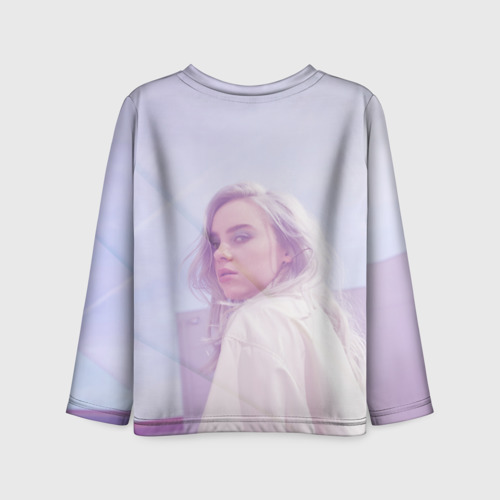 Детский лонгслив 3D Pink Billie Eilish, цвет 3D печать - фото 2