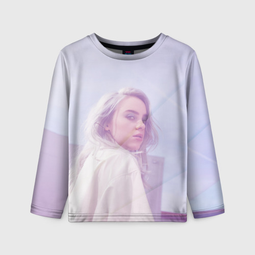 Детский лонгслив 3D Pink Billie Eilish, цвет 3D печать