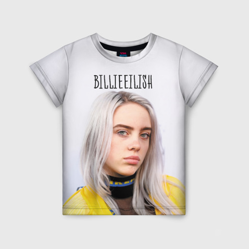 Детская футболка 3D BillieEilish, цвет 3D печать