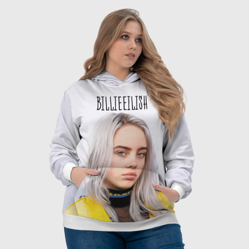 Женская толстовка 3D BillieEilish, цвет 3D печать - фото 6