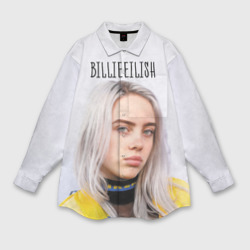 Мужская рубашка oversize 3D BillieEilish