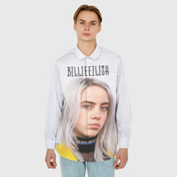 Мужская рубашка oversize 3D BillieEilish - фото 2