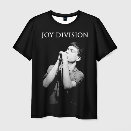 Мужская футболка с принтом Joy Division, вид спереди №1
