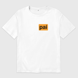 Женская футболка хлопок Oversize Senpai