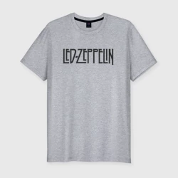 Мужская футболка хлопок Slim Led Zeppelin