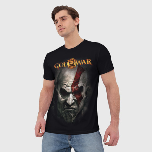 Мужская футболка 3D God of War , цвет 3D печать - фото 3