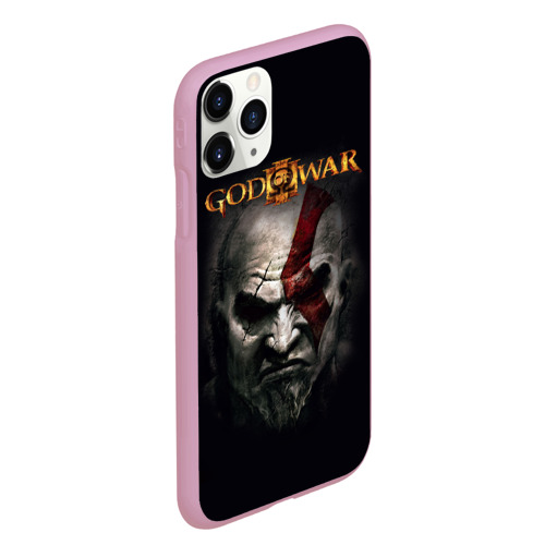 Чехол для iPhone 11 Pro Max матовый God of War , цвет розовый - фото 3