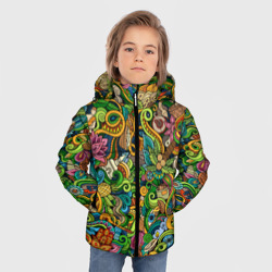 Зимняя куртка для мальчиков 3D Тибетский коллаж - фото 2
