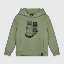 Детское худи Oversize хлопок Доктор Кто. Далек