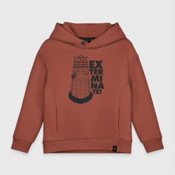 Детское худи Oversize хлопок Доктор Кто. Далек