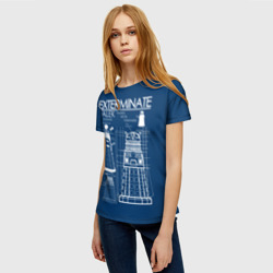 Женская футболка 3D Доктор Кто. Далек - фото 2