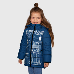 Зимняя куртка для девочек 3D Доктор Кто. Далек - фото 2