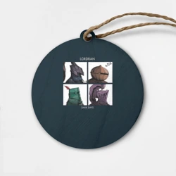 Деревянная игрушка круг Dark Souls