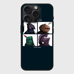 Чехол силиконовый для Apple iPhone 15 Pro матовый Dark Souls