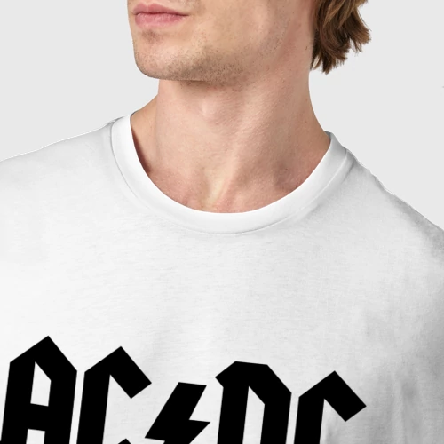 Мужская футболка хлопок с принтом AC/DC, фото #4
