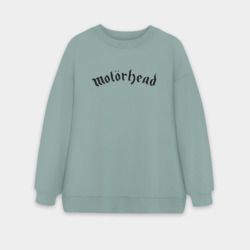 Женский свитшот oversize без начеса хлопок Mot?rhead
