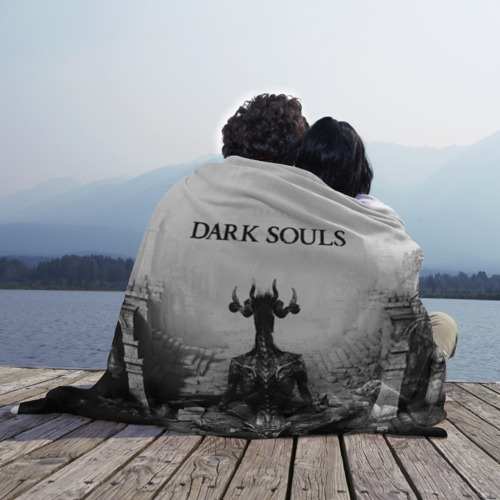 Плед 3D Dark Souls, цвет 3D (велсофт) - фото 3