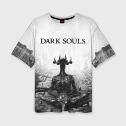 Женская футболка oversize 3D Dark Souls