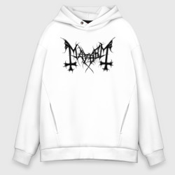 Mayhem – Мужское худи Oversize хлопок с принтом купить со скидкой в -21%