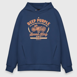 Мужское худи Oversize хлопок Deep Purple