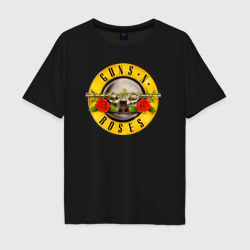 Мужская футболка хлопок Oversize Guns N' Roses