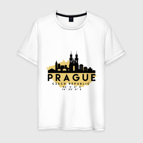 Мужская футболка хлопок Прага - Чехия