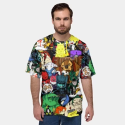 Мужская футболка oversize 3D Дота 2 - фото 2