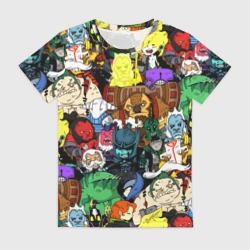 Женская футболка 3D Дота 2