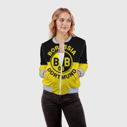 Женский бомбер 3D Боруссия Дортмунд - фото 2