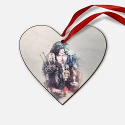 Деревянная игрушка Сердце Ведьмак