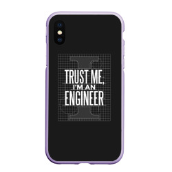 Чехол для iPhone XS Max матовый Trust Me, I'm an Engineer