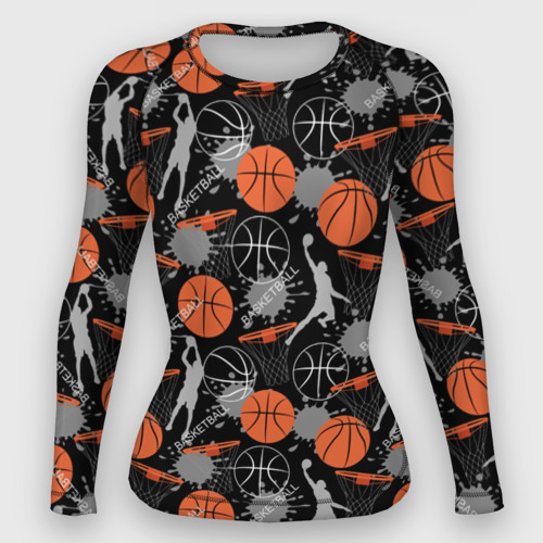 Женский рашгард 3D Basketball, цвет 3D печать