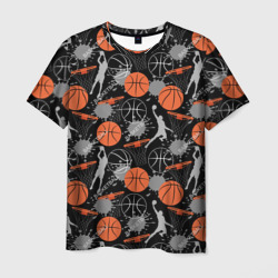 Мужская футболка 3D Basketball