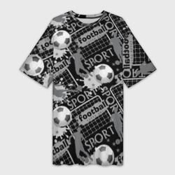 Платье-футболка 3D Football