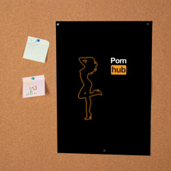 Постер Pornhub neon girl - фото 2