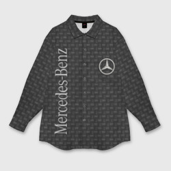 Мужская рубашка oversize 3D Mercedes