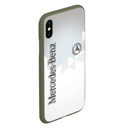 Чехол для iPhone XS Max матовый Mercedes - фото 2