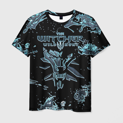 Мужская футболка 3D с принтом The Witcher 3: Wild Hunt, вид спереди #2