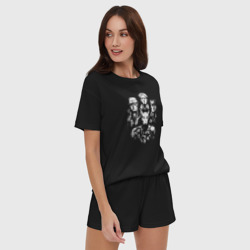 Женская пижама с шортиками хлопок JoJo - фото 2