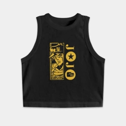 Женская укороченная майка-топ хлопок JoJo