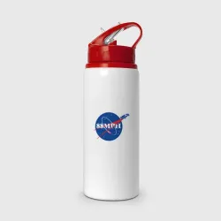 Бутылка для воды с трубочкой NASA Delorean