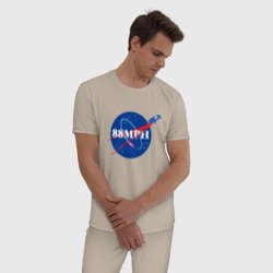 Мужская пижама хлопок NASA Delorean - фото 2