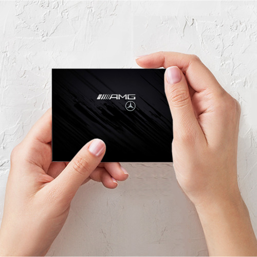 Поздравительная открытка Mercedes, цвет белый - фото 3