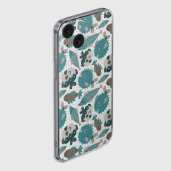 Чехол для iPhone 15 силиконовый с защитой камеры Экзотическая рыба морей - фото 2